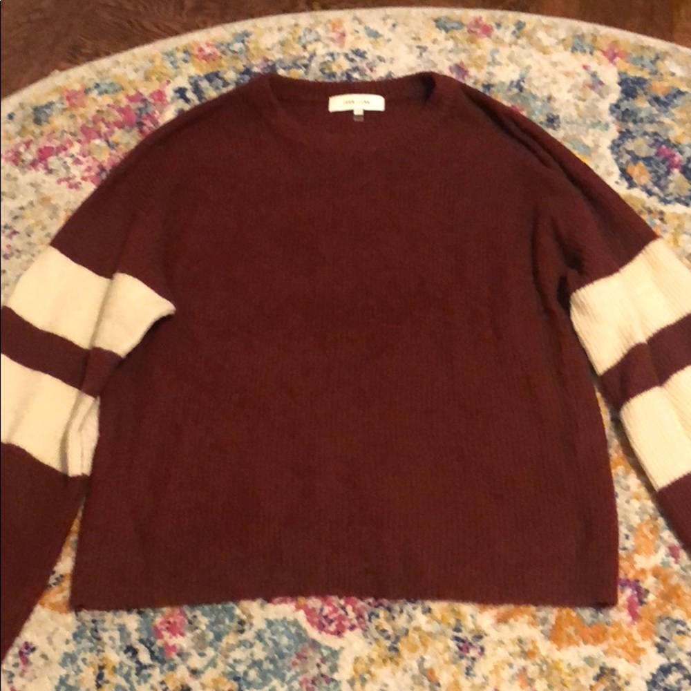 Burgundy sweater